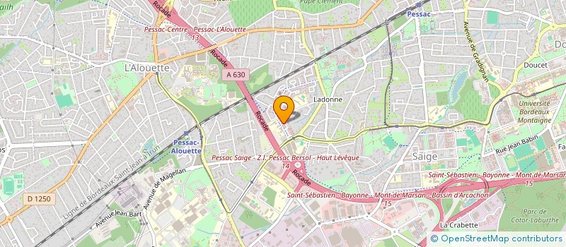 localisation de l'entreprise GALYTCHYNA  PESSAC