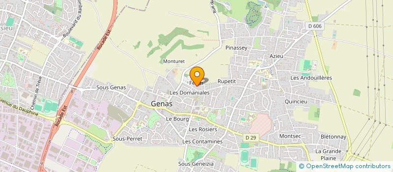 localisation de l'entreprise GALYVIT  GENAS