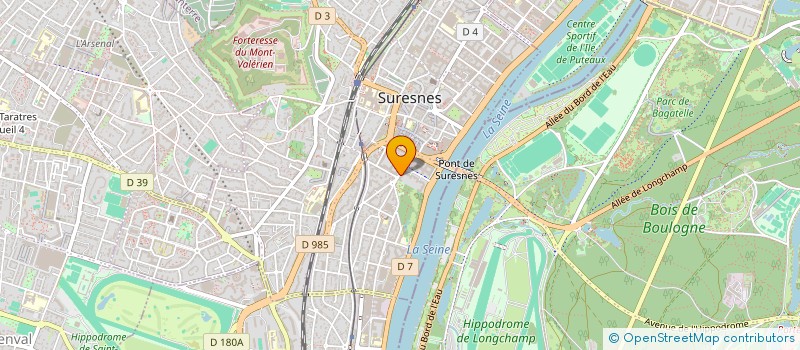localisation de l'entreprise GALZIN SABATIER à SURESNES