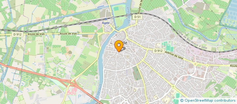 localisation de l'entreprise GALZY JEREMY  AGDE