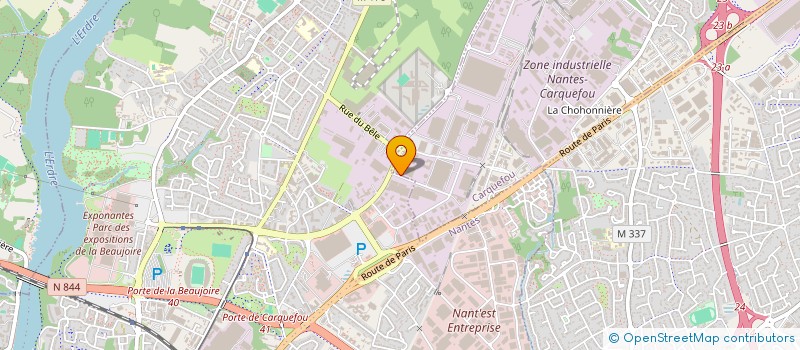 localisation de l'entreprise GAM à THOUARE-SUR-LOIRE