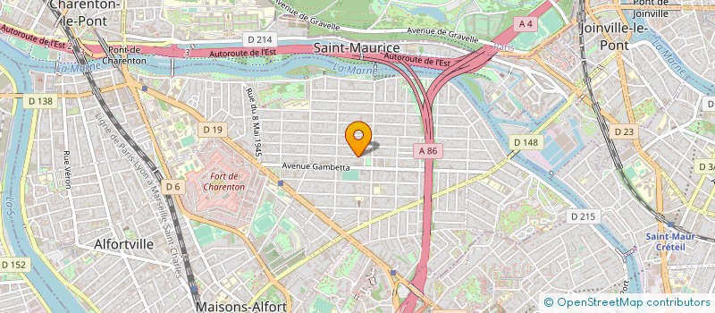 localisation de l'entreprise GAM à MAISONS-ALFORT