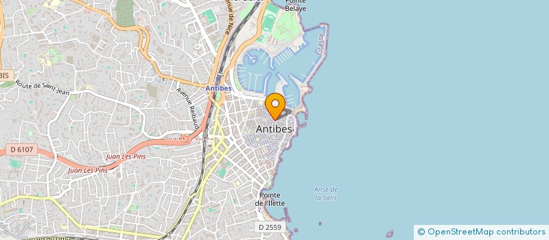 localisation de l'entreprise GAM à ANTIBES