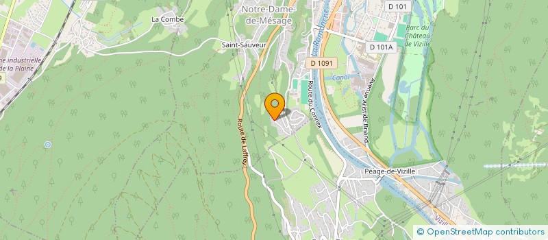 localisation de l'entreprise GAM  NOTRE-DAME-DE-MESAGE