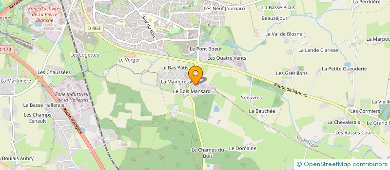 localisation de l'entreprise GAM  VERN-SUR-SEICHE