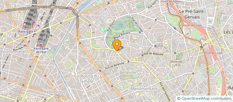 localisation de l'entreprise GAM  PARIS