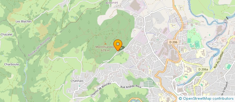 localisation de l'entreprise GAM à ANNONAY