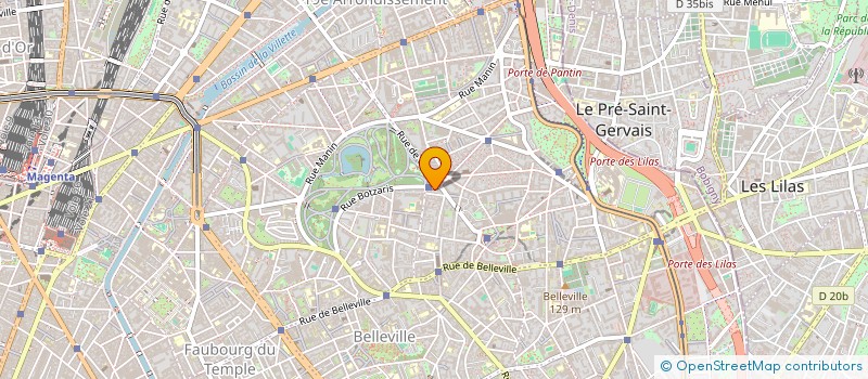 localisation de l'entreprise GAM  PARIS