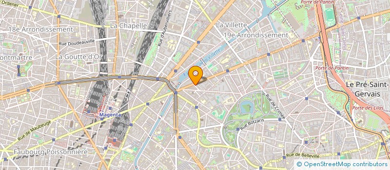 localisation de l'entreprise GAM  PARIS