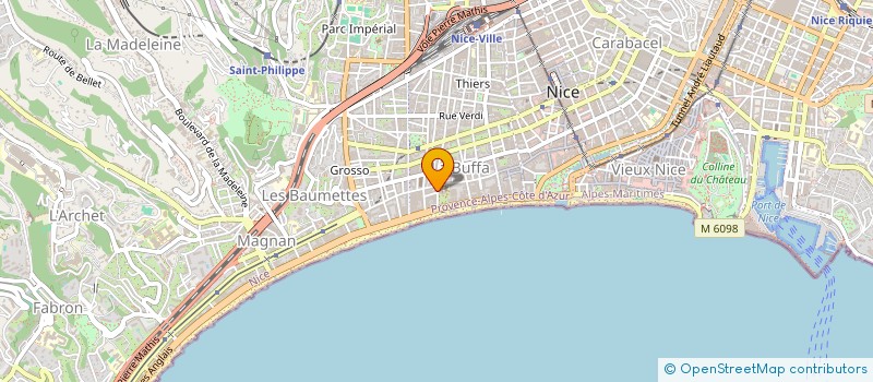 localisation de l'entreprise GAM à NICE