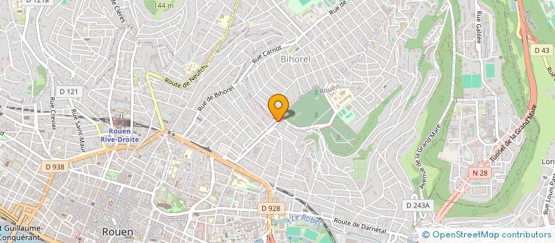 localisation de l'entreprise GAM  ROUEN