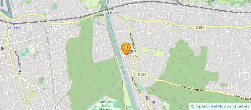 localisation de l'entreprise GAM  GUJAN-MESTRAS