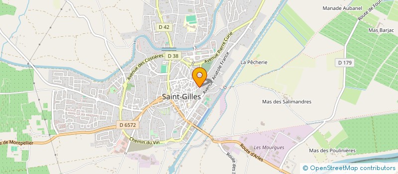 localisation de l'entreprise GAM à SAINT-GILLES