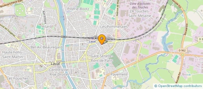 localisation de l'entreprise GAM à LAVAL