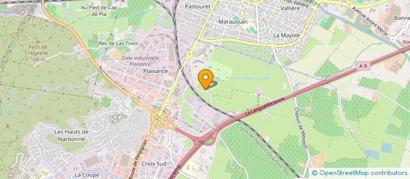 localisation de l'entreprise GAM à NARBONNE