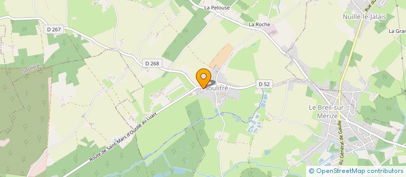 localisation de l'entreprise GAM  SOULITRE