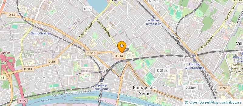 localisation de l'entreprise GAM à EPINAY-SUR-SEINE