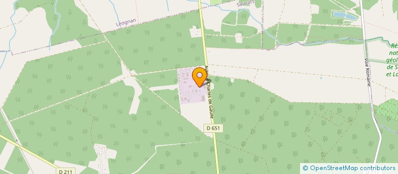 localisation de l'entreprise GAM'ACIER  SAUCATS