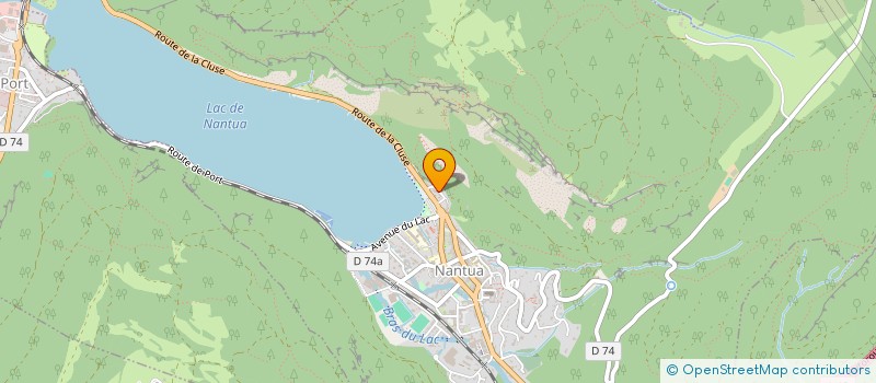 localisation de l'entreprise GAM'AIN  NANTUA