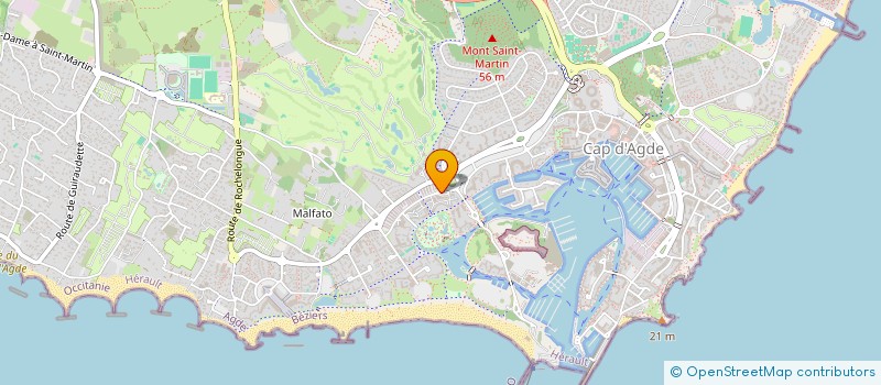localisation de l'entreprise GAM-AMC  AGDE