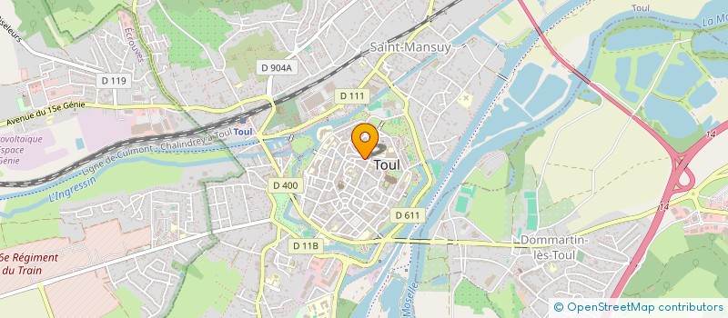 localisation de l'entreprise GAM'EVENT  TOUL