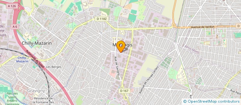 localisation de l'entreprise GAM FRANCE ELEC  MORANGIS