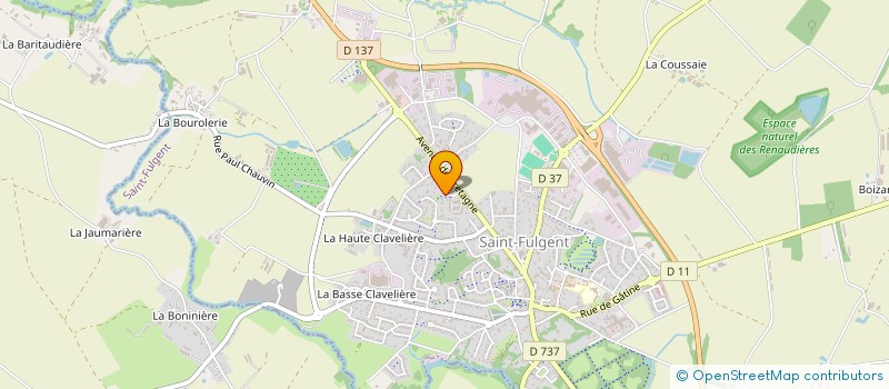 localisation de l'entreprise GAM HOLDING à SAINT-FULGENT