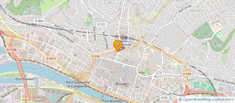 localisation de l'entreprise GAM INVEST à ROUEN