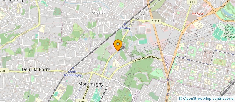 localisation de l'entreprise GAM ISOL 95 à GROSLAY