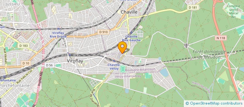 localisation de l'entreprise GAM PROTECTION  VIROFLAY