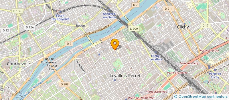 localisation de l'entreprise GAM RE à LEVALLOIS-PERRET