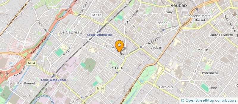 localisation de l'entreprise GAM SARL à CROIX