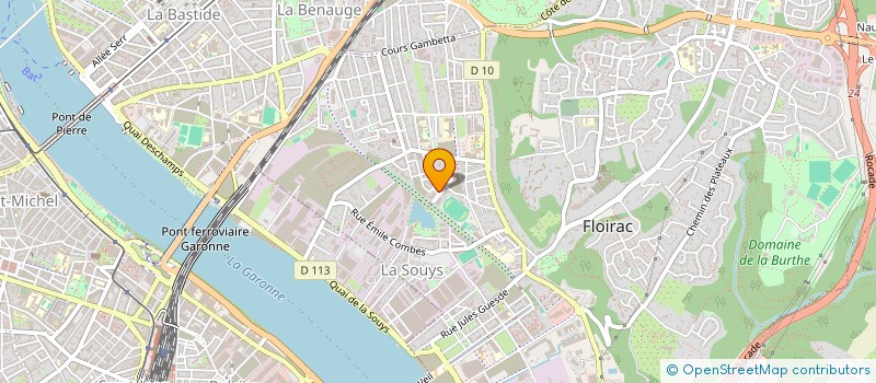 localisation de l'entreprise GAM SECURITE à FLOIRAC