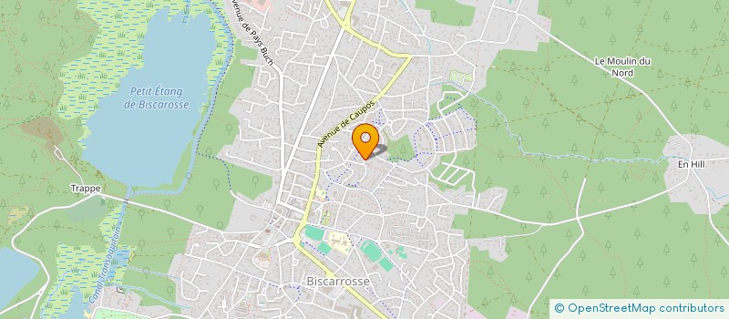 localisation de l'entreprise GAM STEIN  BISCARROSSE