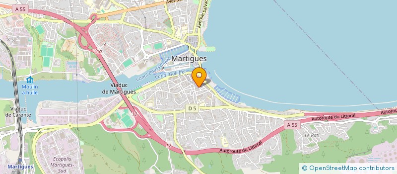 localisation de l'entreprise GAM2 à MARTIGUES