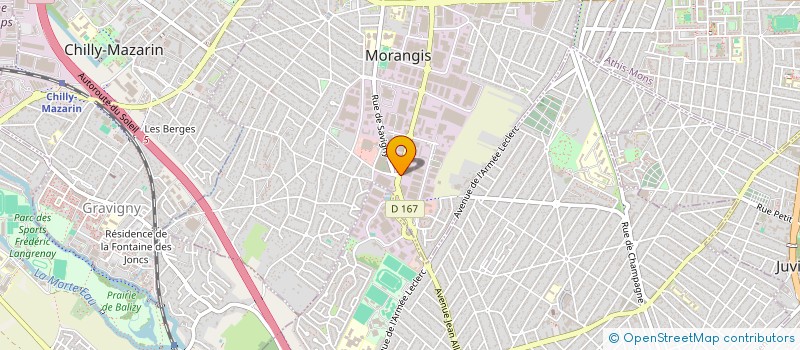 localisation de l'entreprise GAM91 à MORANGIS