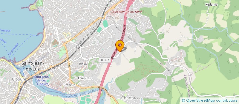 localisation de l'entreprise GAMA 1  SAINT-JEAN-DE-LUZ