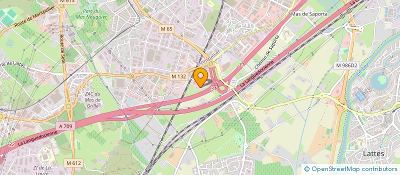 localisation de l'entreprise GAMA 13 à LATTES