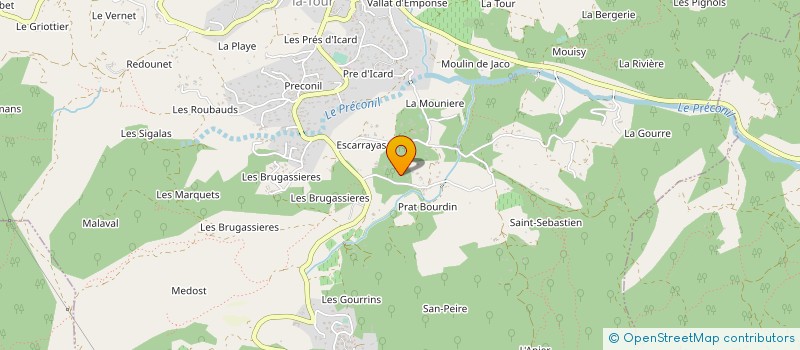 localisation de l'entreprise GAMA  LE PLAN-DE-LA-TOUR