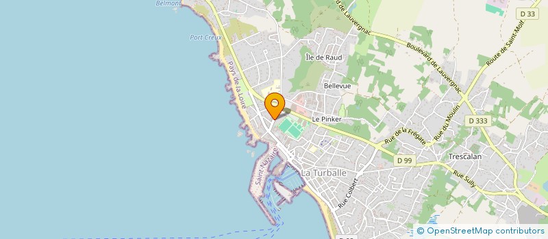 localisation de l'entreprise GAMA  LA TURBALLE