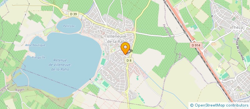 localisation de l'entreprise GAMA  VILLENEUVE-DE-LA-RAHO