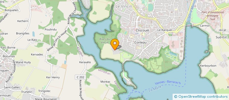 localisation de l'entreprise GAMA à VANNES