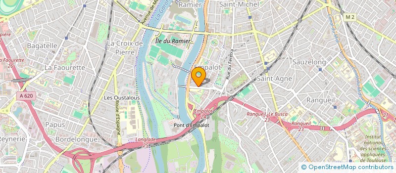 localisation de l'entreprise GAMA à TOULOUSE