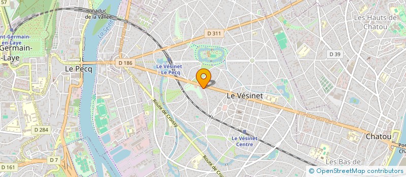 localisation de l'entreprise GAMA  LE VESINET