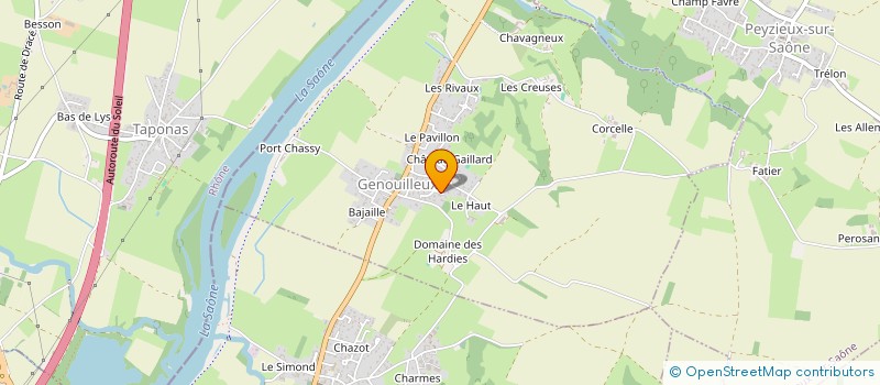 localisation de l'entreprise GAMA à CORBAS