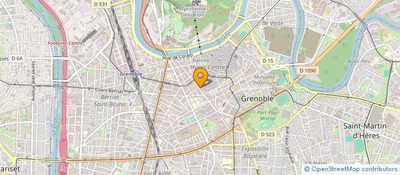 localisation de l'entreprise GAMA à GRENOBLE