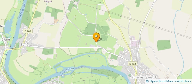 localisation de l'entreprise GAMA  CANTENAY-EPINARD