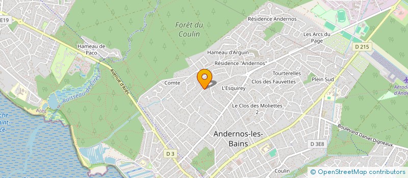 localisation de l'entreprise GAMA  ANDERNOS-LES-BAINS