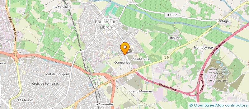 localisation de l'entreprise GAMA  BEZIERS