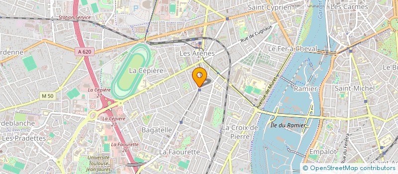 localisation de l'entreprise GAMA à TOULOUSE